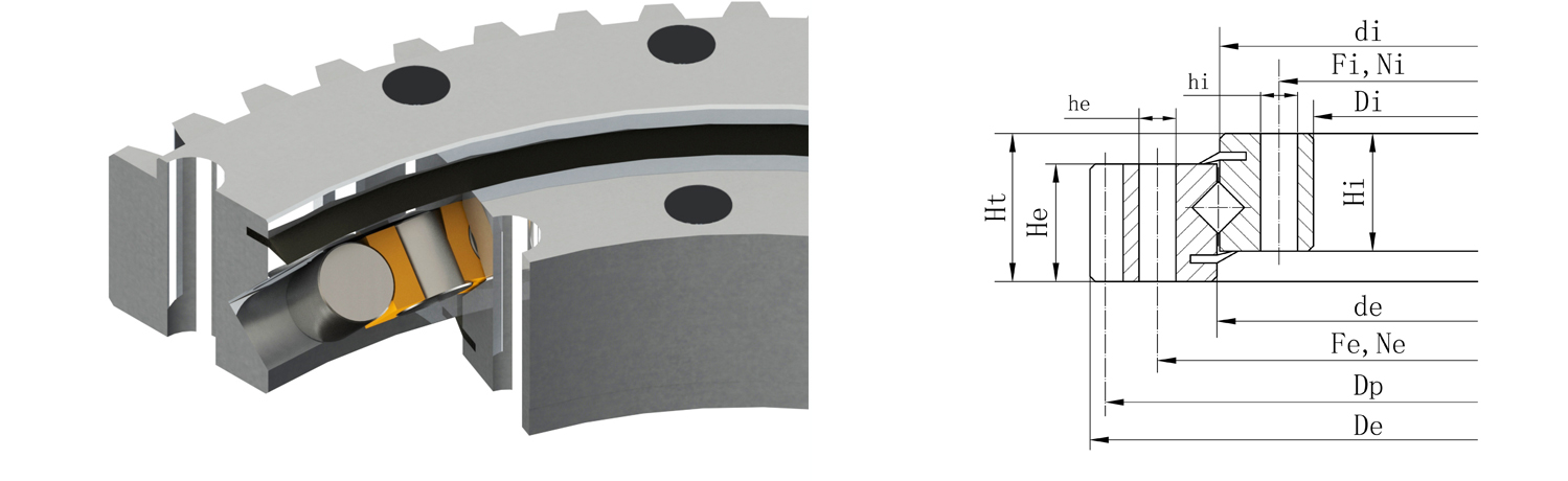 轉盤軸承的安裝特點及使用
