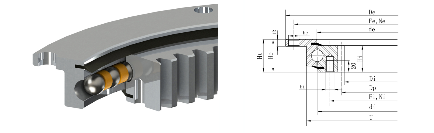 法蘭式轉盤軸承的特點及用途是什么？在安裝過程中有哪些問題？